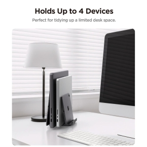 SPIGEN LD208S4 VERTICAL LAPTOP STAND SPACE GREY